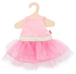 Puppe Ballerinakleid mit Tutu rosa,35-45cm, 1Stück