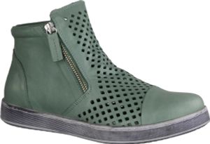 andrea conti  Damenschuhe Stiefel Reißverschluss Grün Freizeit, Schuhgröße:42 EU