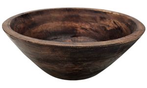 Holzschale Mango Holz Schale Dekoschale Brotschale Mangoholz Ø 30 x Höhe 9,5 cm
