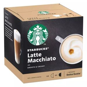 Starbucks by Nescafe Dolce Gusto 12 Kapseln Latte Macchiato Smooth Creamy