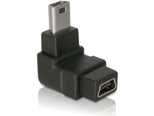 DELOCK USB Adapter mini B -> mini B St/Bu 90° gew.