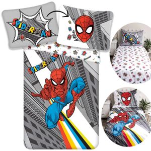 Spider-Man Baumwollbettwäsche, Bettwäsche für Kinder 140x200cm, OEKO-TEX