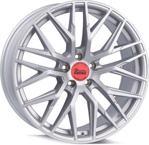 17-calowe obręcze aluminiowe MAM RS4 5x108 ET45 MATT SILVER PAINTED