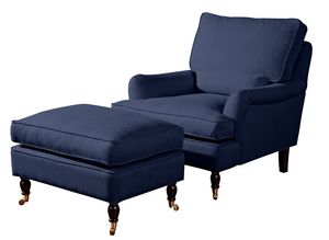 Max Winzer Passion Sessel - Farbe: dunkelblau - Maße: 85 cm x 108 cm x 94 cm; 2914-1100-1645246-F07