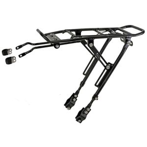 M-Wave One-4-All Gepäckträger Hinterradgepäckträger 20 - 29 Zoll universal Fahrrad Heckgepäckträger für Scheibenbremse Aluminium Federklappe