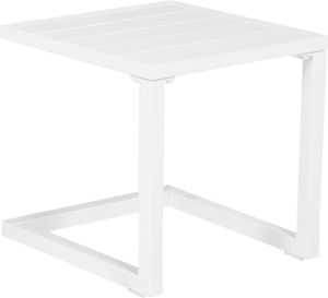 Beistelltisch BARBADOS aus weißem Aluminium Beistelltisch BARBADOS aus weißem Aluminium