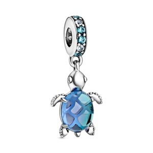 Pandora Bead Charm Silber Meeresschildkröte Schildkröte Charm 798939C01