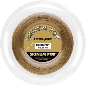 Signum Pro Tennissaite Firestorm 100m gold metallic, 255180242500016