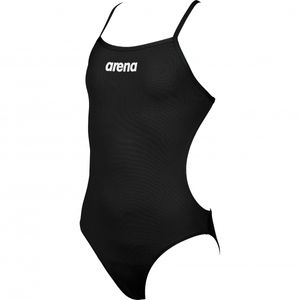 Arena Solid Lightech Junior - Schwimmanzug Mädchen, Farbe:schwarz, Größe:140