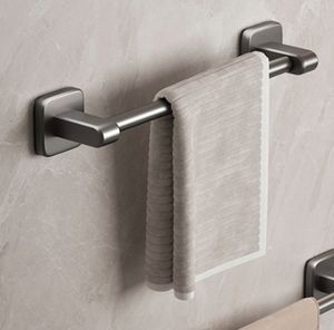 30cm Handtuchhalter ohne Bohren Handtuchstange aus Aluminium Bad & Küche Handtuchring Handtuchhalter-Organizer