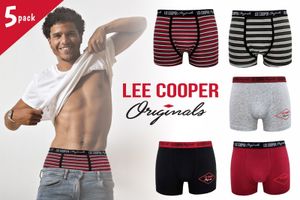 balení 5 pánských boxerek LEE COOPER Underwear Bavlna 38475 - L