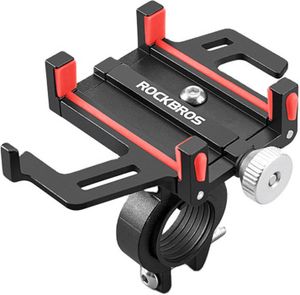Rockbros 699-Br Fahrrad-Telefonhalterung (Schwarz und Rot)