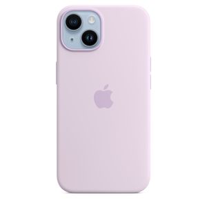 iPhone 14 Silikon Case mit MagSafe - Flieder Handyhülle