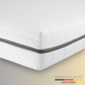 Matratze 200x200 - Kaltschaum Matratze H3 H2, Härtegrad anpassbar, 7 Zonen Matratze atmungsaktiv, hygienisch - Bequeme Kaltschaummatratze 200x200, Orthopädische Matratze, Ergonomische Matratze, Matratze H2, Matratze H3, Wendematratze, Orthopädische Matratze 200 x 200, Schaumstoffmatratze H3, Schaumstoffmatratze 200 x 200, atmungsaktiv, Matratze Härtegrad 3, Matratze bis 100Kg, Versand als Rollmatratze