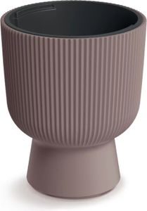 Prosperplast Milly Designer-Blumentopf Modernes Zylinderdesign inkl. Pflanzeinsatz, für Innen- und Außenbereich, Frostbeständig, Hitzebeständig und UV
