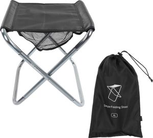 Outdoor Tragbarer Klapphocker Aluminiumlegierung Zugmalerei Camping Klapphocker Übergröße