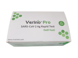 25er Pack Vivacheck Verino Pro   Nasal Laien Abstrich Selbst Schnell Test - auch für Omikron - CE 1434 - BfArM AT1281/21