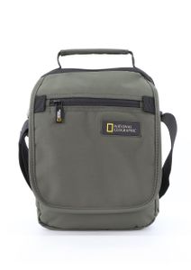 National Geographic Schultertasche Mutation aus recyceltem Polyester Khaki One Size