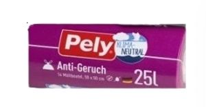 Pely, Worki na śmieci 25l, 14 sztuk (PRODUKT Z NIEMIEC)