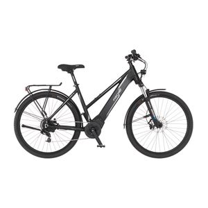 FISCHER E-Bike Pedelec ATB TERRA 5.0i Damen, Rahmenhöhe 44 cm, 27,5 Zoll, Akku 504 Wh, Mittelmotor, Kettenschaltung, Brose Display, schwarz