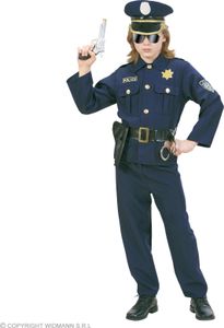 Kostüm Polizist - Zweiteiler - Jungenkostüm Polizei L - 158 cm