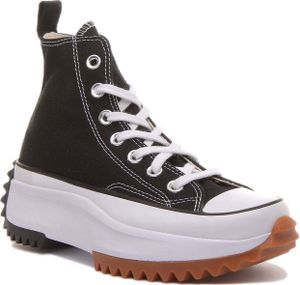 Converse Run Star Hike Hi Lace Up Le Wand Platform Trainers Black White - 7.5 UK - 42 EU - 8.5 M/10 F US / Black & White