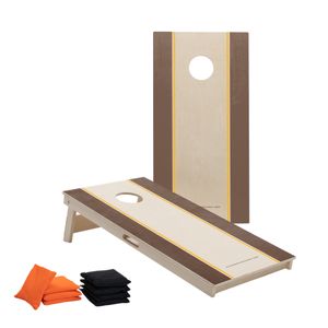 RAILS - 120x60cm - Cornhole Set - 2 Bretter / 2x4 Taschen - UV PRINT