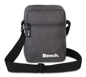 Bench kleine Umhängetasche Schultertasche Small Shoulderbag 64153, Farbe:Dunkelgrau