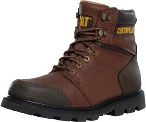 Caterpillar Weite Lederstiefel Allerton, Braun 45 EU