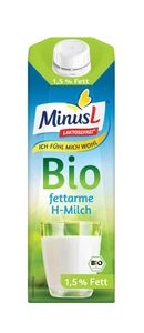 Minus L Laktosefreie H-Milch1,5% Fett