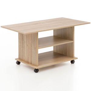 Design Couchtisch WL5.739 95 x 51 x 54,5 cm Sonoma Drehbar