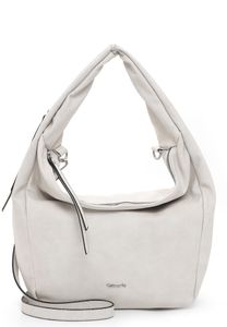 Tamaris Damen Schultertasche Beutel Knautschoptik breiter Riemen Liselotte 32222, Farbe:Weiß Tamaris Damen Schultertasche Beutel Knautschoptik breiter Riemen Liselotte 32222, Farbe:Weiß