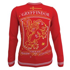 Harry Potter - "House Crest" Pullover für Herren/Damen Uni HE679 (L) (Rot)