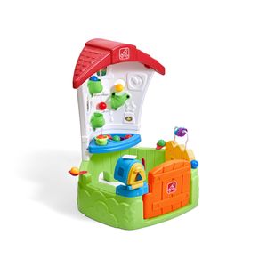Step2 Toddler Corner House Spielhaus mit Bällen | Kinder Spielzeug mit 15-teiligem Zubehör Set inkl. Bälle | Kinderspielzeug aus Kunststoff