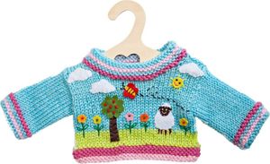 Heless 2154 - Strickpullover für Puppen, Größe 35 - 45 cm