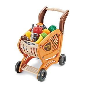 WOOPIE Einkaufswagen für Kinder, bewegliche Elemente + 42 Zubehörteile