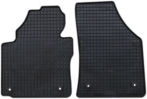 für VW Caddy ab 03/2004-05/2015 Passform Fußmatten PETEX Gummimatten 2-teilig schwarz Allwettermatten Gummifußmatten