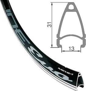 RODI Felge "Airline Evo" 13-622 (28") Aluminium, H 32 Loch, schwa