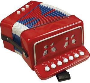 Reig Musicales Akkordeon Rot  Rot One Size