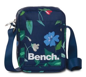 Bench kleine Umhängetasche Schultertasche Small Shoulderbag 64173, Farbe:Dunkelblau/Bunt