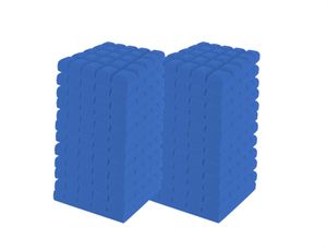 24 Stück Selbstklebend Akustikschaumstoff 30x30x5 cm Blau Akustikschaumstoff Pyramidenschaumstoffe
