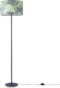 Stehlampe Wohnzimmer Deko Büro Dreibein Lampenschirm Rund Stoff Blumen Jungle