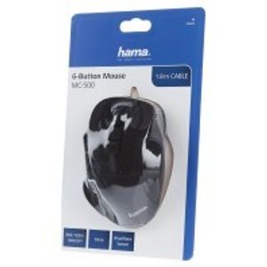 hama MC-500 Maus kabelgebunden schwarz