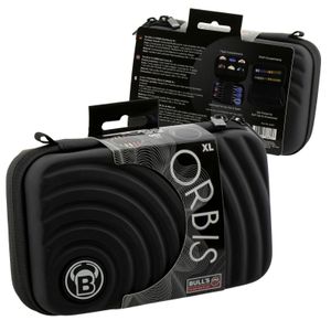 BULL'S ORBIS XL Dartcase black | Dart Case Etui Tasche für Dartpfeile Flights