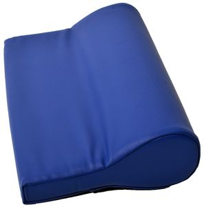 Nackenkissen Nackenpolster, Ergonomisch, ölabweisender Kunstlederbezug (Blau)