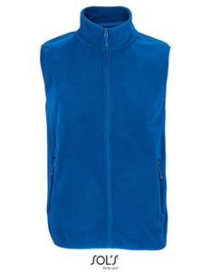 SOLS Unisex Factor Zipped Fleece Bodywarmer 03822 royal blue 3XL