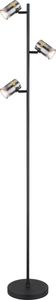 Globo Lighting Stehleuchte Metall schwarz matt, 3x GU10