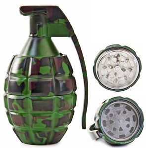 Seiler24 Metallgrinder Handgranaten Design Camouflage Optik