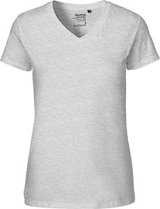 Neutral O81005 | Damen V-neck T-Shirt - Farbe: Sports Grey - Größe: M