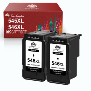 Kompatibel Druckerpatronen als Ersatz für Canon PG-545XL für PIXMA MX495 MX490 iP2800 iP2850 MG2450 MG2550 MG2920 MG2950 MG2550S (Schwarz, 2er-Pack)
